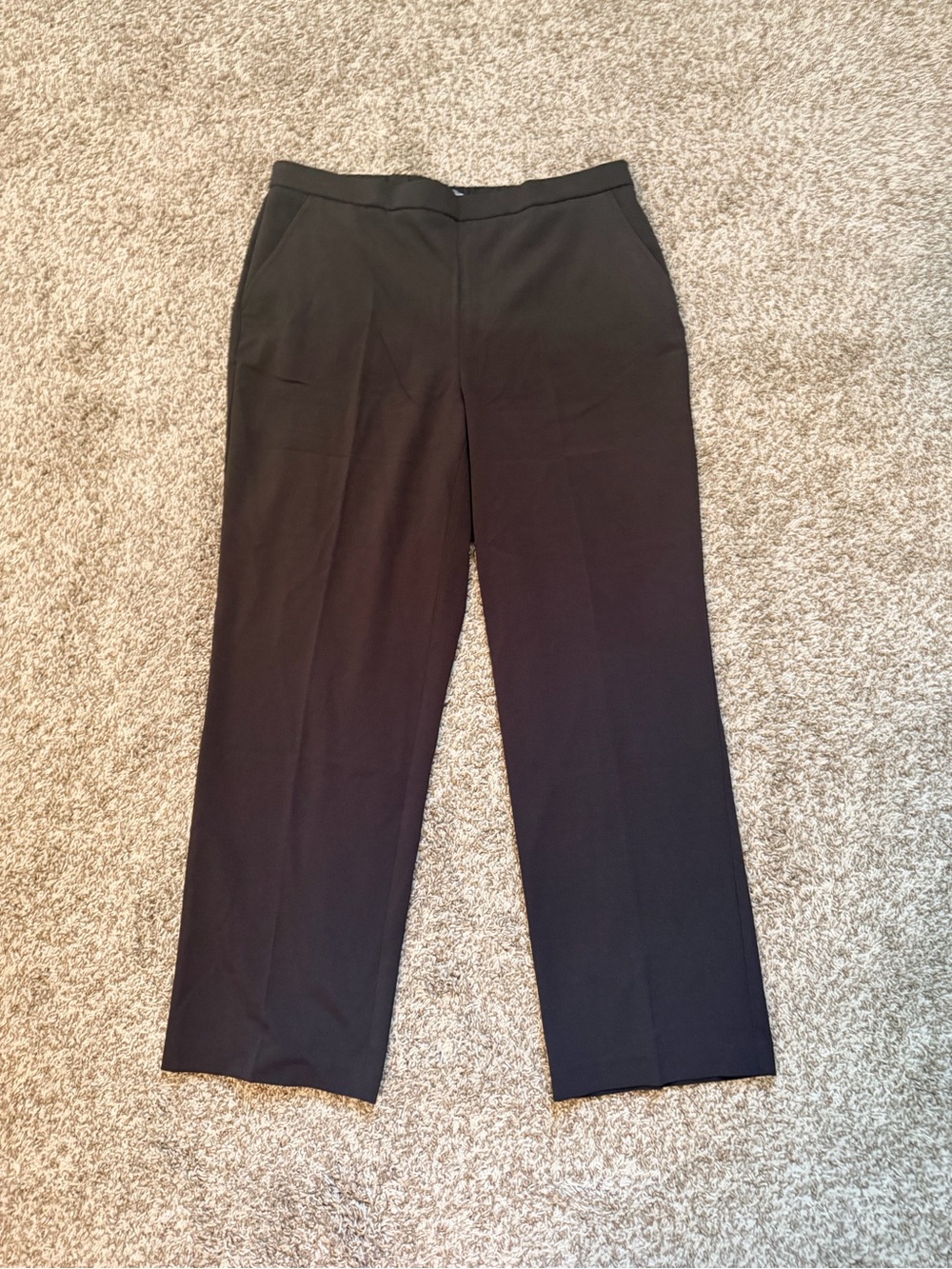 Dana Buchman Brown Straight-Leg Dress Trousers